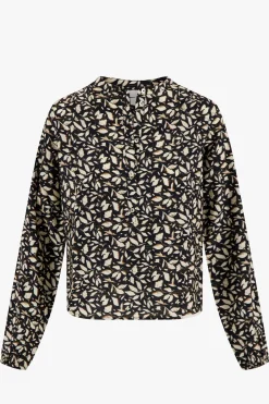 ZUSSS blouse blaadjes print* Tops