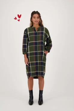 ZUSSS blousejurk met ruit* Jurkjes & Rokken