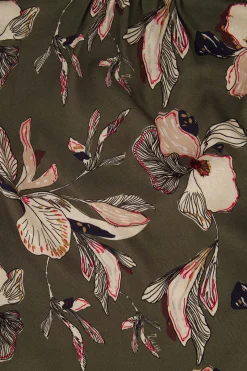 ZUSSS blouse met iris bloemen print* Tops
