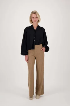 ZUSSS broek met visgraat structuur* Broeken & Jeans