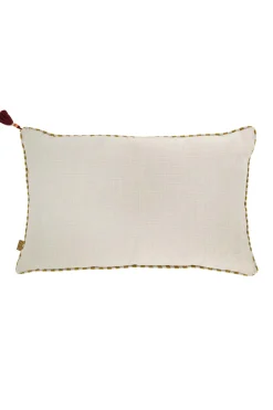 ZUSSS buitenkussen love 60x30cm peper en zout/oker* Buiten