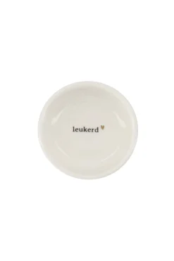 ZUSSS dipschaaltje leukerd wit* Servies