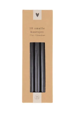 ZUSSS doosje met 10 smalle kaarsjes 17cm* Kaarsen