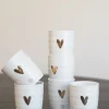 ZUSSS espressokopje goud hartje (set van 6)* Servies