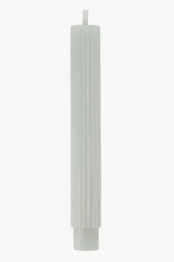 ZUSSS 2 geribbelde kaarsen 20 cm saliegroen* Kaarsen