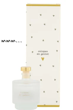 ZUSSS geurstokjes 90ml ontspan en geniet antracietgrijs/off white* Bad