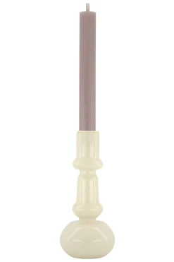 ZUSSS glazen kandelaar 18cm* Kaarsen|Kaarsenhouders
