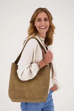 ZUSSS grote shopper* Schoudertassen & Handtassen