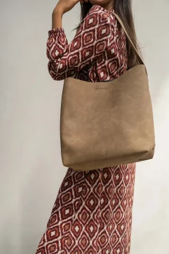 ZUSSS grote shopper* Schoudertassen & Handtassen