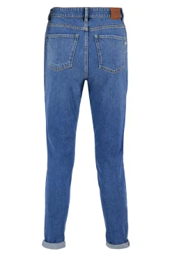 ZUSSS high waist jeans midden blauw* Broeken & Jeans