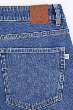 ZUSSS high waist jeans midden blauw* Broeken & Jeans