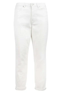 ZUSSS high waist jeans off white* Broeken & Jeans