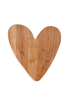 ZUSSS houten borrelplank hartje* Keukenaccessoires