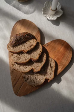 ZUSSS houten borrelplank hartje* Keukenaccessoires