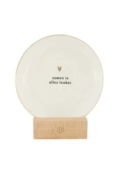 ZUSSS houten houder wandbordje* Overige Woonaccessoires