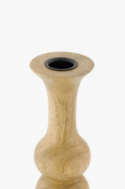 ZUSSS houten kandelaar M* Kaarsen|Kaarsenhouders