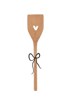 ZUSSS houten spatel hartje* Keukenaccessoires