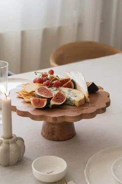ZUSSS houten taartplateau* Keukenaccessoires