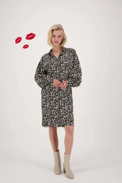 ZUSSS jurk blaadjes print* Jurkjes & Rokken