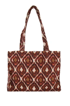 ZUSSS katoenen tas met ikat print* Schoudertassen & Handtassen