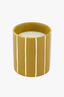 ZUSSS keramieken geurkaars met houten deksel hartje* Geurkaarsen