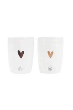 ZUSSS koffiemok goud hartje* Servies