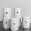 ZUSSS koffiemok goud hartje (set van 6)* Servies