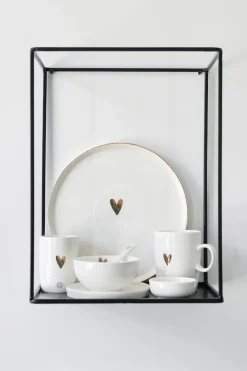 ZUSSS kom hartje wit* Servies