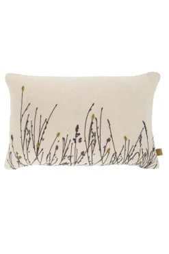 ZUSSS kussen bloemen silhouet borduur 50x30 cm* Kussens