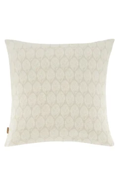ZUSSS kussen fijn gebreid bladpatroon 45x45cm* Kussens