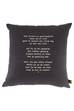 ZUSSS kussen gedicht gezelligheid 45x45cm* Kussens