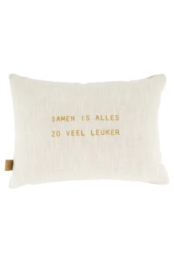 ZUSSS kussen samen is alles leuker hartjes 35x25cm* Kussens