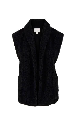 ZUSSS lang teddy gilet met zakken* Vesten
