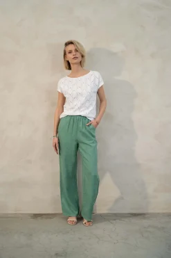 ZUSSS linnen broek* Broeken & Jeans