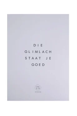 ZUSSS logoposter die glimlach staat je goed* Posters