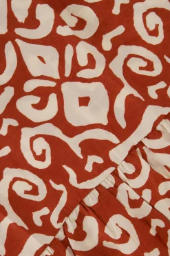 ZUSSS maxi jurk ornamentprint* Jurkjes & Rokken