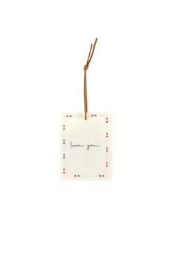 ZUSSS mini geurzakje love you roze rood/off white* Bad