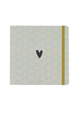 ZUSSS notitieboek hartje en stipjes* Notitieboeken & Schrijfwaren