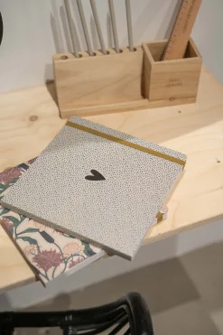 ZUSSS notitieboek hartje en stipjes* Notitieboeken & Schrijfwaren