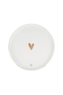 ZUSSS ontbijtbord goud hartje* Servies