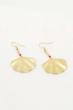 ZUSSS oorhangers ginkgo blad* Oorbellen