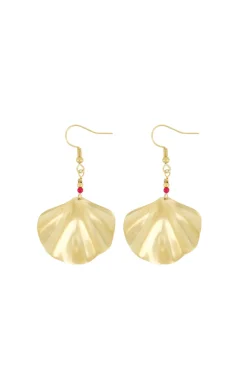 ZUSSS oorhangers ginkgo blad* Oorbellen