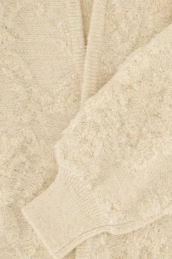 ZUSSS openvallend vest met lurex jacquard* Vesten