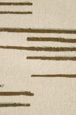 ZUSSS plaid lijnenpatroon 130x170 /saliegroen* Plaids & Vloerkleden