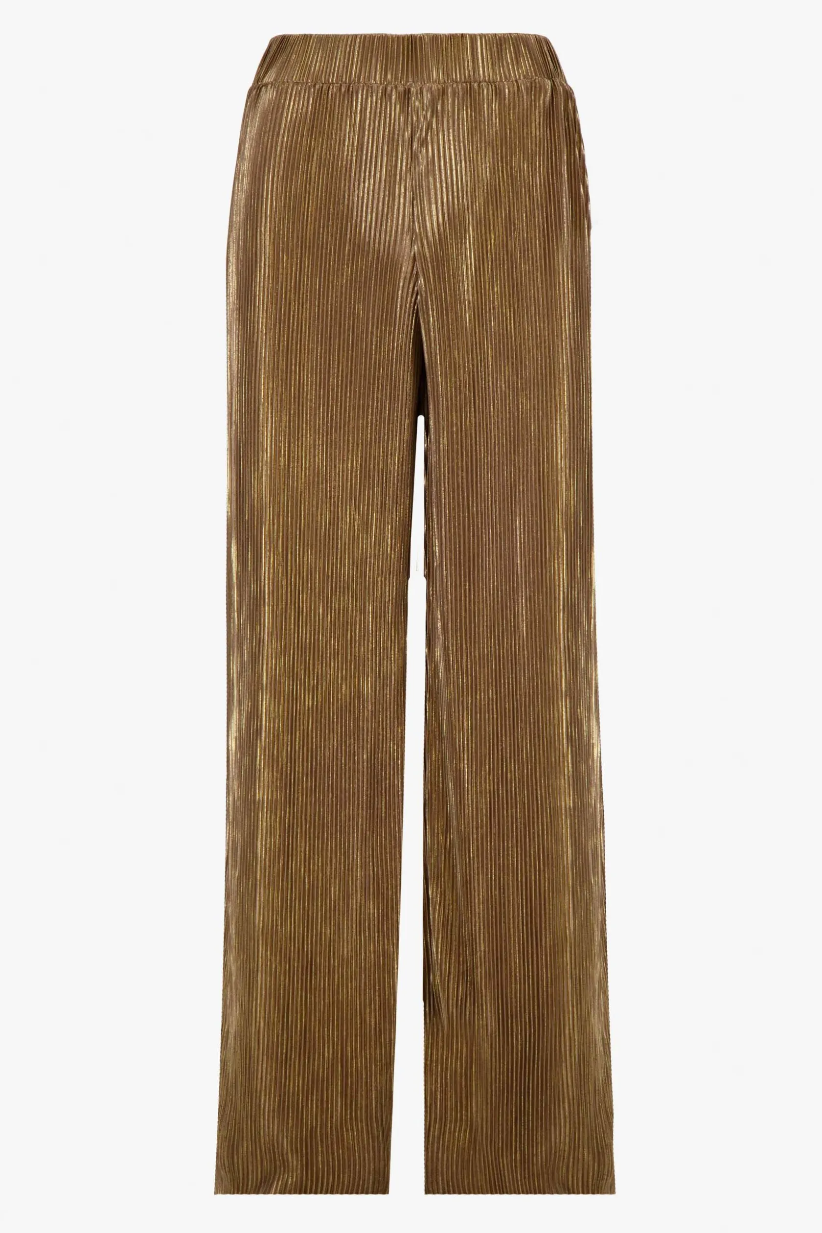 ZUSSS plisse broek goud* Broeken & Jeans