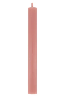 ZUSSS 4 rustieke kaarsen 20cm kleur roze rood* Kaarsen