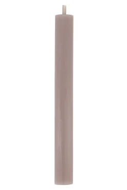 ZUSSS 4 rustieke kaarsen 20cm kleur warm grijs* Kaarsen