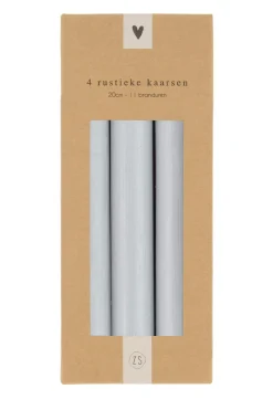 ZUSSS 4 rustieke kaarsen 20cm* Kaarsen