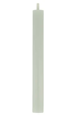 ZUSSS 4 rustieke kaarsjes 20 cm saliegroen* Kaarsen