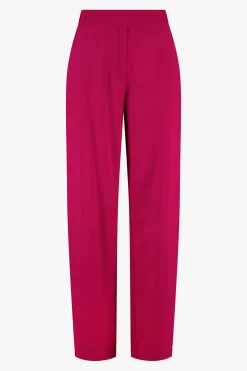 ZUSSS satijnen twill broek roze rood* Broeken & Jeans